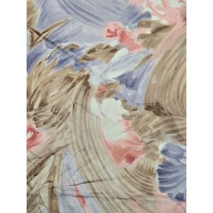 Vintage HI-Fashion Fabrics Floral‎ Fabric 1986 Abstract Artsy Sewing Material